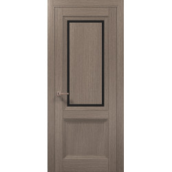 Міжкімнатні двері серія Міленіум  ML-719 чорне скло