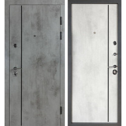 Вхідні двері серія К-8 554 оксид темний/оксид світлий