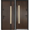 Вхідні двері вулиця Термо House 705 венге темний/ вулична венге темний
