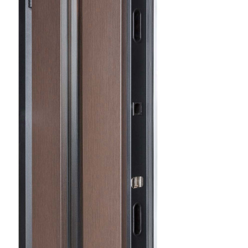 Вхідні двері вулиця Термо House 706/431 – 1200 мм. Колір: венге темний/вулична білий атласний