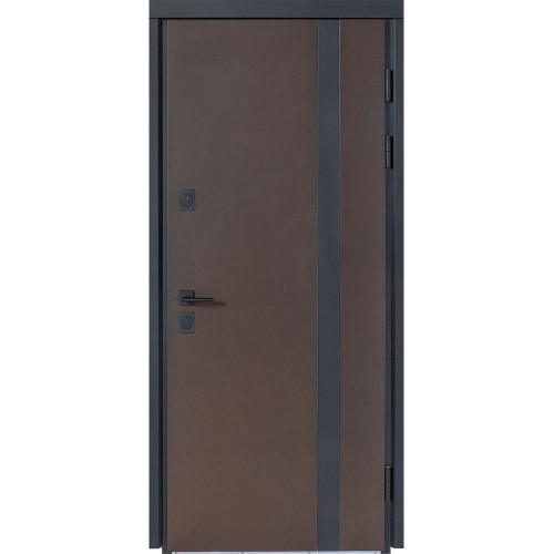 Вхідні двері вулиця Термо House 710 венге темний  /265 вулична венге темний