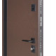 Вхідні двері вулиця Термо House 710 венге темний  /265 вулична венге темний