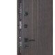 Вхідні двері вулиця Термо House 710 венге темний  /265 вулична венге темний