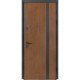 Вхідні двері вулиця Термо House 710 дуб бронза/ 265  вулична горіх натуральний