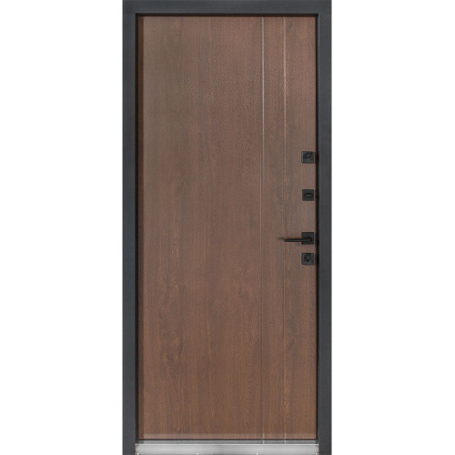 Вхідні двері вулиця Термо House 710 дуб бронза/ 265  вулична горіх натуральний