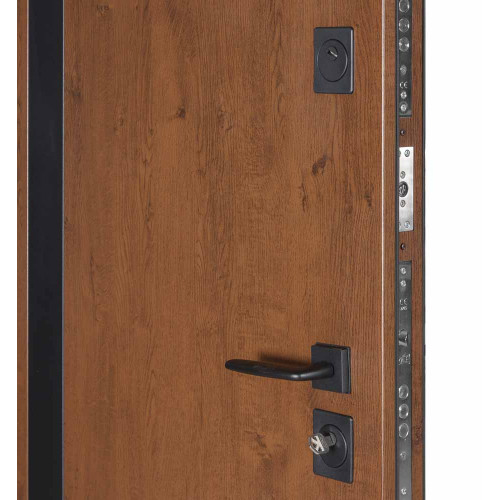 Вхідні двері вулиця Термо House 710 дуб бронза/ 265  вулична горіх натуральний