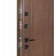 Вхідні двері вулиця Термо House 710 дуб бронза/ 265  вулична горіх натуральний