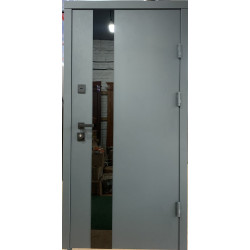 Вхідні двері Пресиж Метал/МДФ вулиця СтілГрей лакобель 