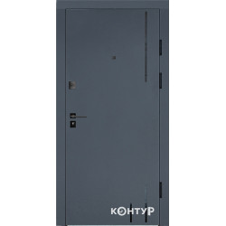 Вхідні двері Magda 513.1/631.1 Софттач мусонне дерево/Біла емаль, Тип 3.3,