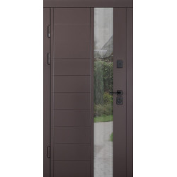 Вхідні двері з терморозривом модель Ufo комплектація COTTAGE ABWEHR (367)