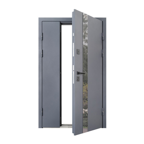 Вхідні двері модель Nordi Glass комплектація Defender 1200 ABWEHR (506)