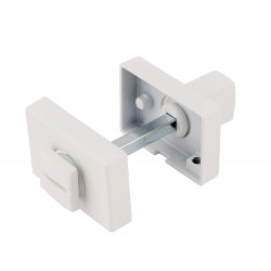 Накладка фіксатор, B31 прямокутна розетка, колір - Біла матова